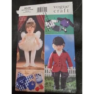Vogue Craft 9528 Linda Carr 18 Inch Doll Clothes Sewing Pattern
